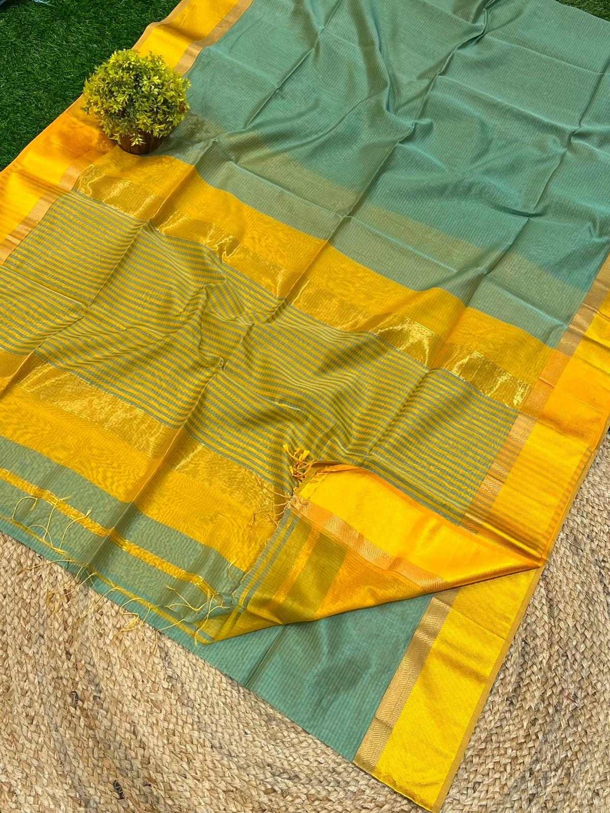 Maheshwari handloom Saree -Product code-THA096