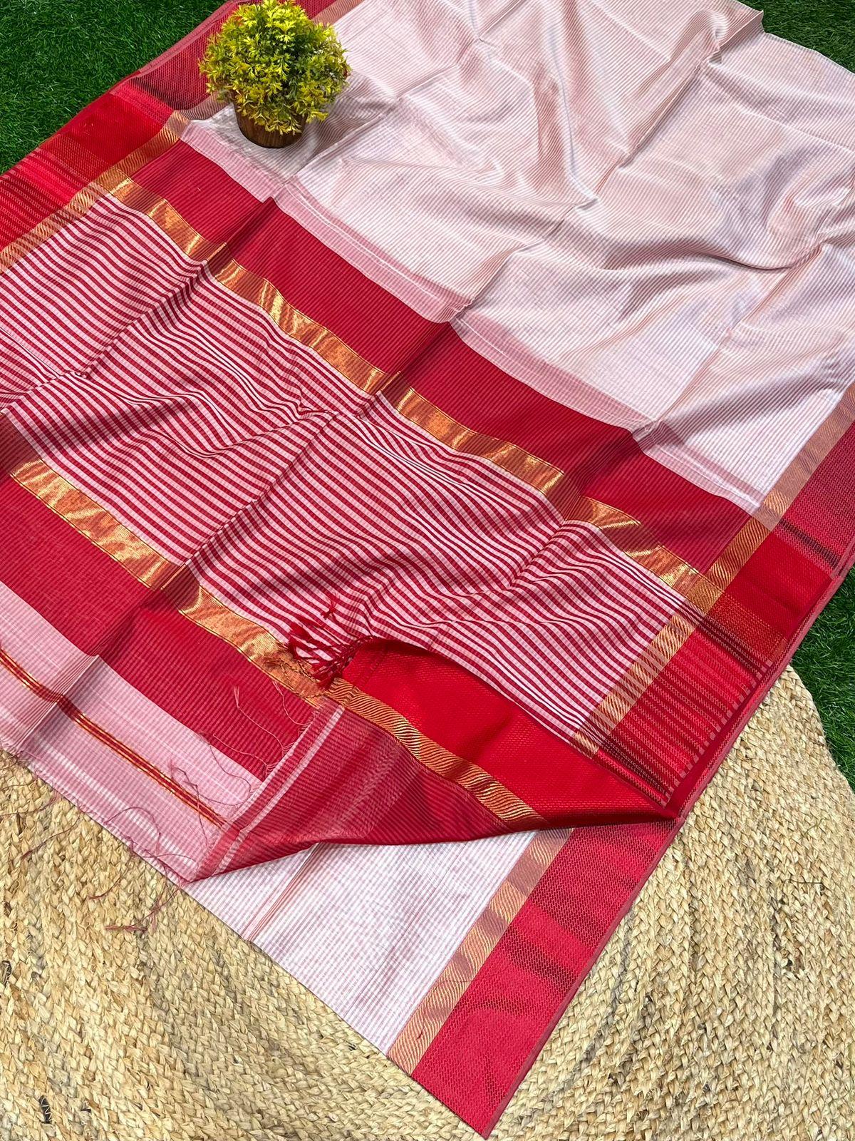 Maheshwari handloom Saree -Product code-THA092