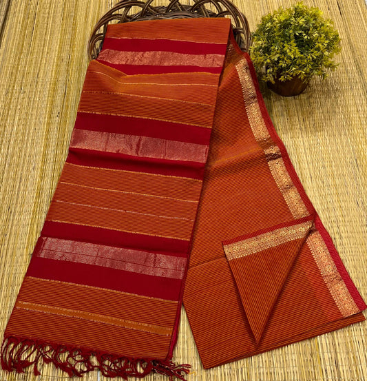 Maheshwari handloom Saree -Product code-THA0100