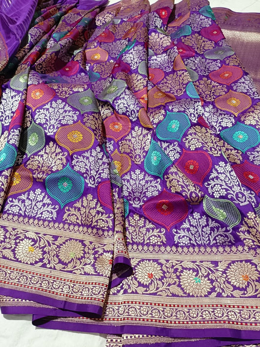 banarasi pure katan silk Saree Code-WEA031