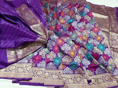 banarasi pure katan silk Saree Code-WEA031