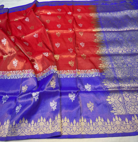 banarasi pure katan silk Saree Code-WEA030