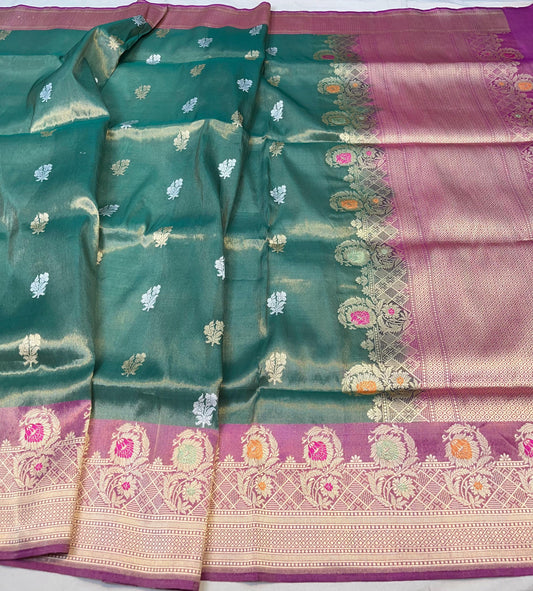banarasi pure katan silk Saree Code-WEA028