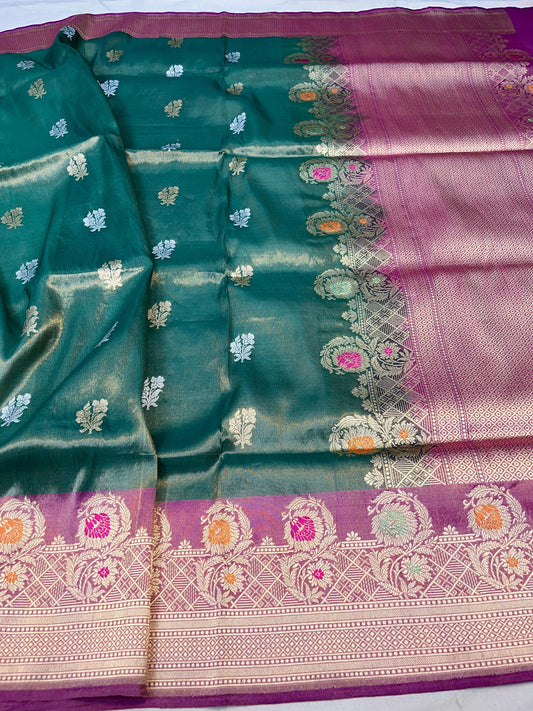 banarasi pure katan silk Saree Code-WEA028