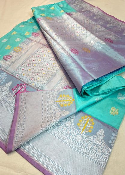 banarasi pure katan silk Saree Code-WEA027