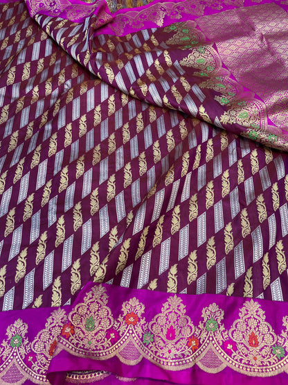 banarasi pure katan silk Saree Code-WEA026