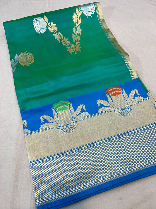banarasi pure katan silk Saree Code-WEA025