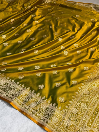 Banarasi soft Mashru silk saree Code-SUA009