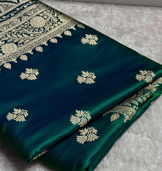 Banarasi soft Mashru silk saree Code-SUA010