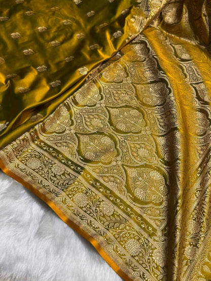 Banarasi soft Mashru silk saree Code-SUA009
