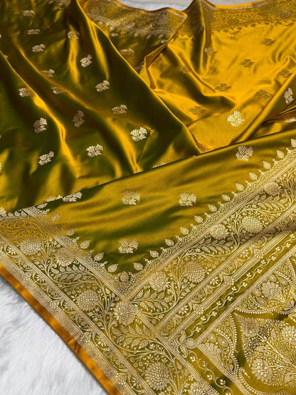 Banarasi soft Mashru silk saree Code-SUA009