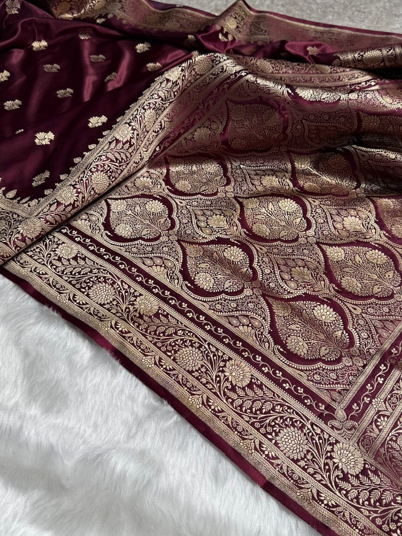 Banarasi soft Mashru silk saree Code-SUA011
