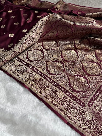 Banarasi soft Mashru silk saree Code-SUA011