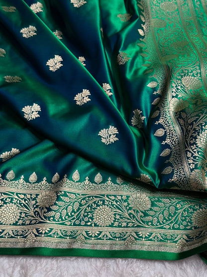 Banarasi soft Mashru silk saree Code-SUA012