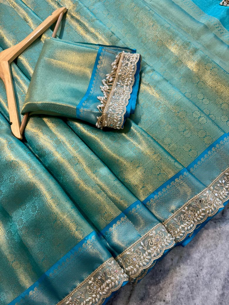 Banarasi soft tissue silk saree Code-SUA006