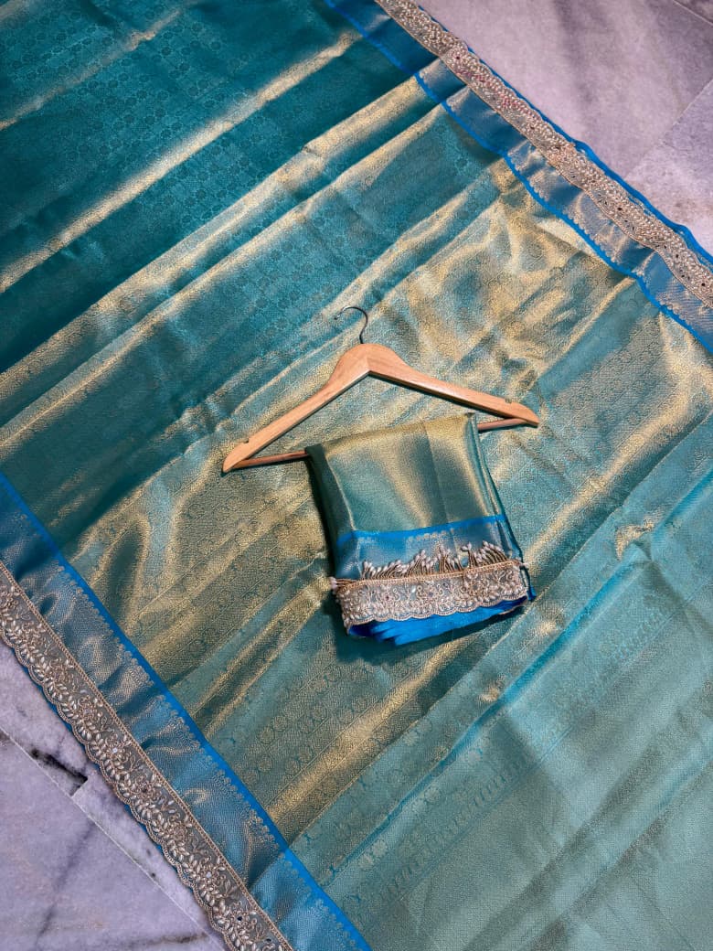 Banarasi soft tissue silk saree Code-SUA006