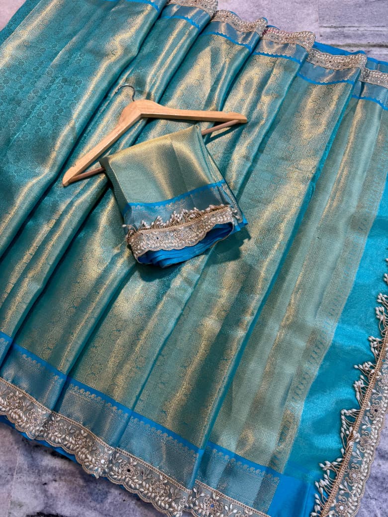 Banarasi soft tissue silk saree Code-SUA006