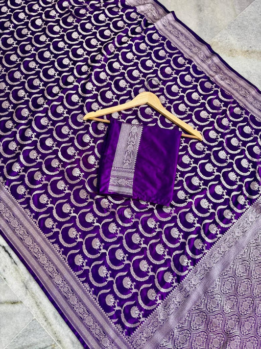 Banarasi soft Mashru silk saree Code-SUA002