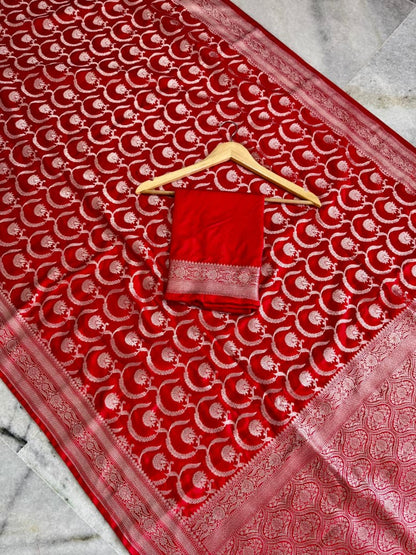 Banarasi soft Mashru silk saree Code-SUA003