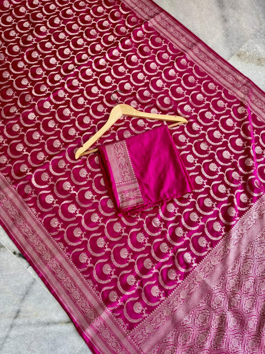Banarasi soft Mashru silk saree Code-SUA005