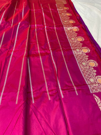 banarasi pure katan silk Saree Code-WEA023