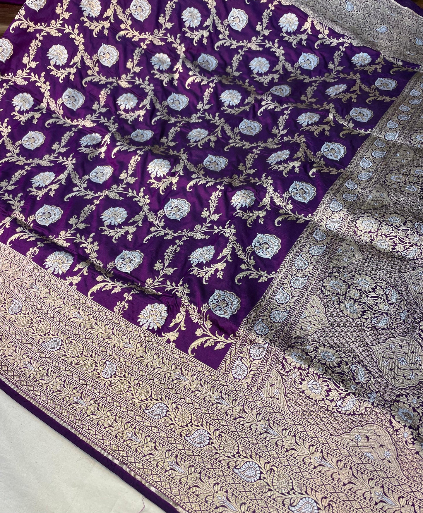 Banarasi Pure Katan Silk Saree Code-WEA001