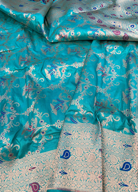Banarasi Pure Katan Silk Saree Code-WEA003