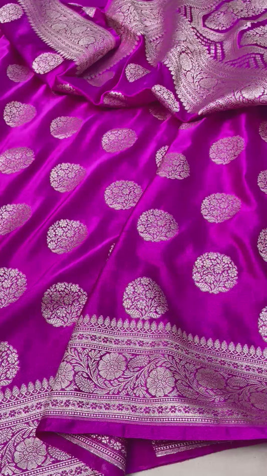 Banarasi mashru handloom Silk code-BSU09