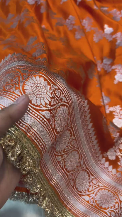 Banarasi mashru handloom Silk code-BSH47