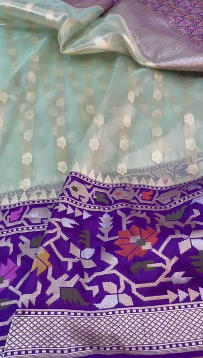 Banarasi Tissue handloom Silk Saree code-BTA15