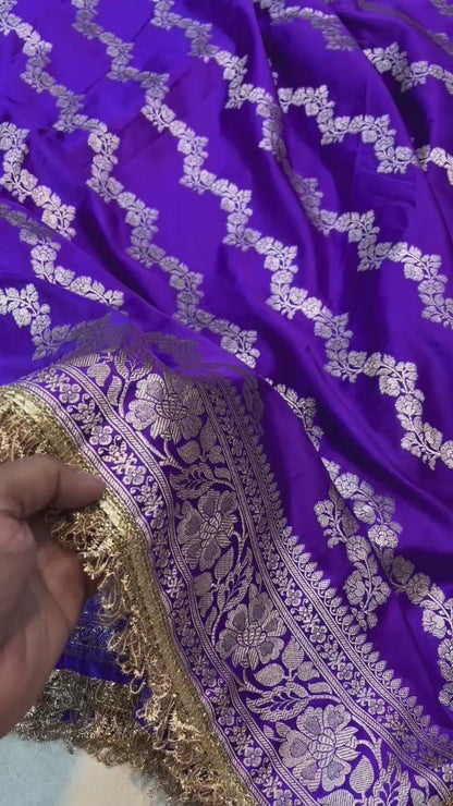 Banarasi mashru handloom Silk code-BSH49