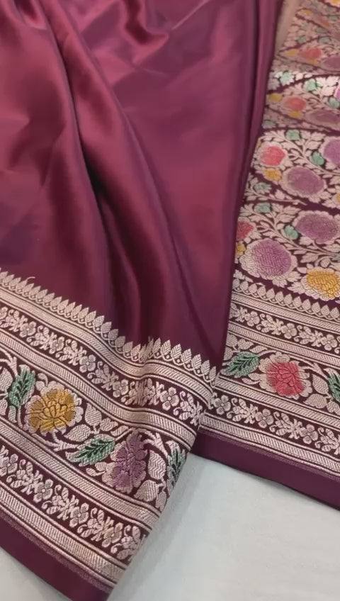 Banarasi mashru handloom Silk code-BSH74