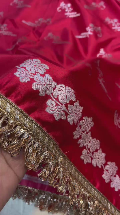 Banarasi mashru handloom Silk code-BSH41