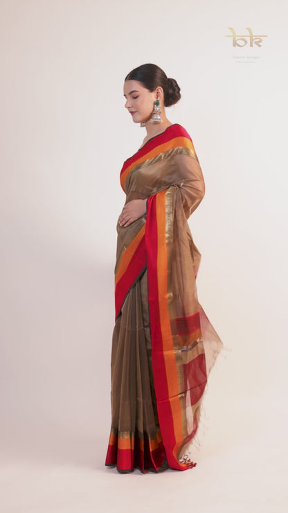 Maheshwari handloom Saree -Product code-THA001