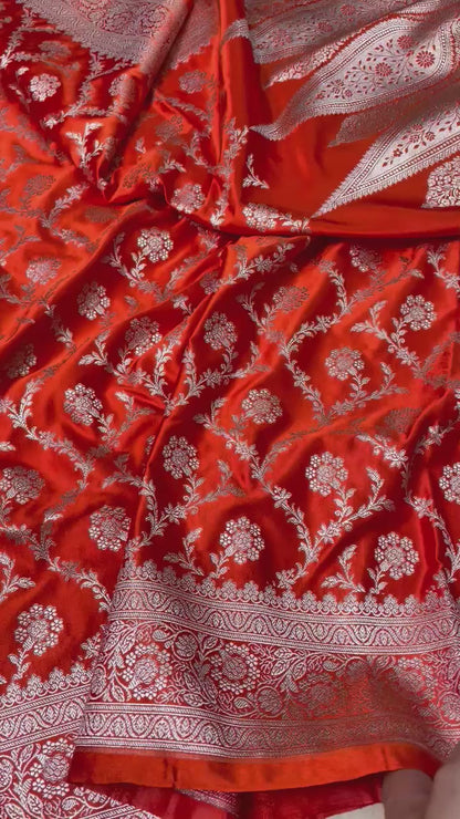 Banarasi mashru handloom Silk code-BSU05