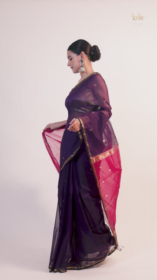 Maheshwari handloom Saree -Product code-THA008