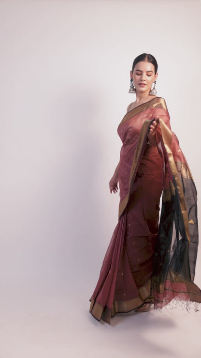Maheshwari handloom Saree -Product code-THA006