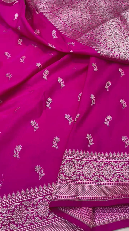 Banarasi mashru handloom Silk code-BSU17