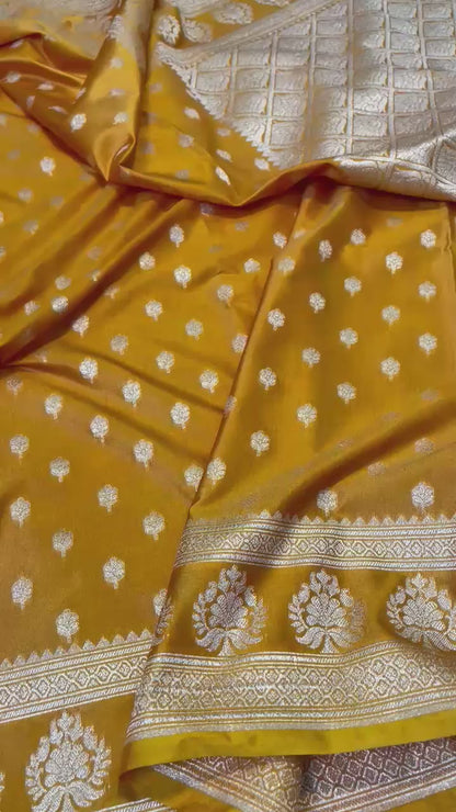 Banarasi mashru handloom Silk code-BSU01
