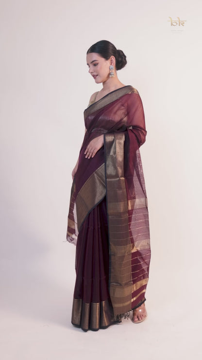 Maheshwari handloom Saree -Product code-THA009