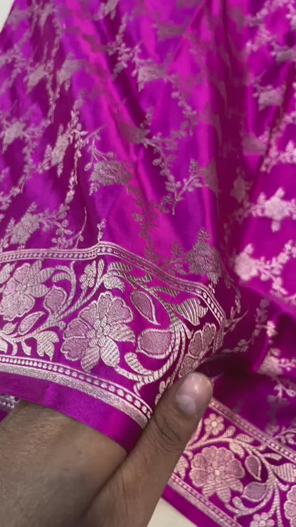 Banarasi mashru handloom Silk code-BSH55