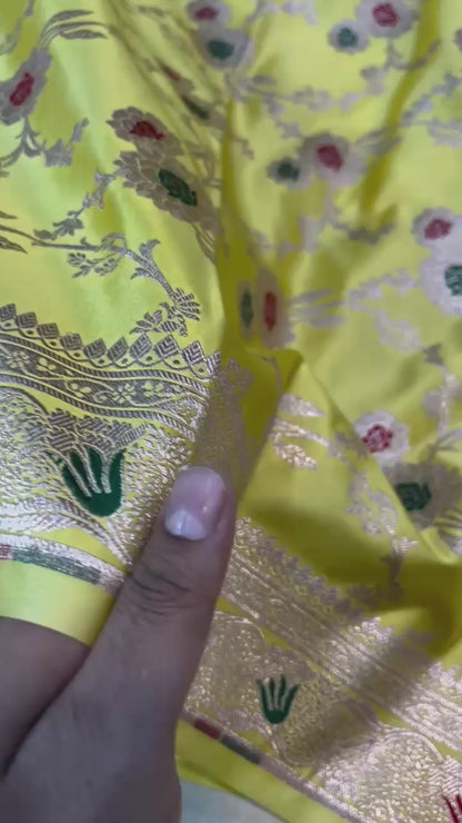 Banarasi mashru handloom Silk code-BSH56