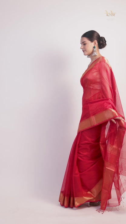 Maheshwari handloom Saree -Product code-THA004