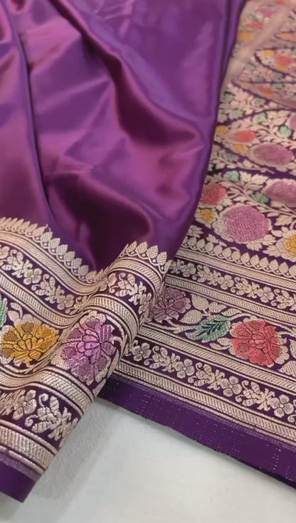 Banarasi mashru handloom Silk code-BSH71