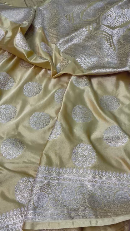 Banarasi mashru handloom Silk code-BSU10