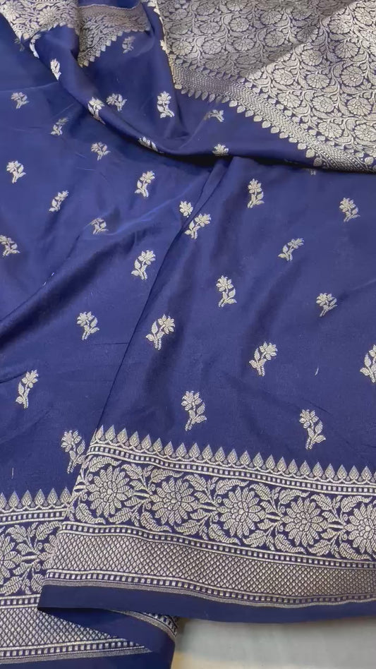 Banarasi mashru handloom Silk code-BSU18