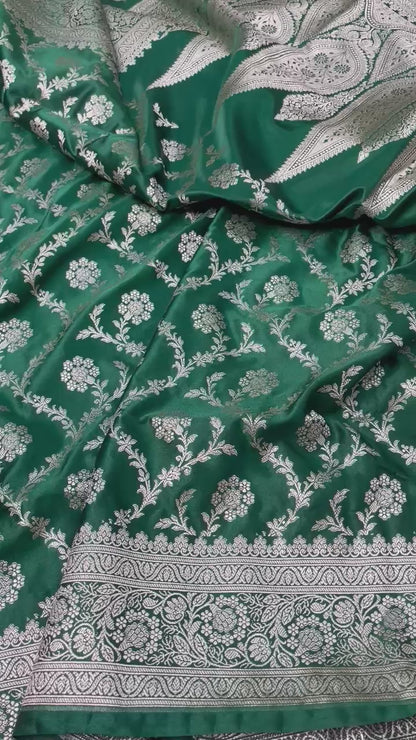 Banarasi mashru handloom Silk code-BSU04