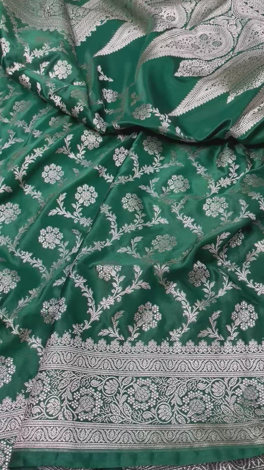 Banarasi mashru handloom Silk code-BSU04