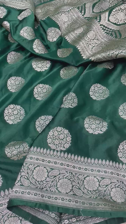 Banarasi mashru handloom Silk code-BSU08