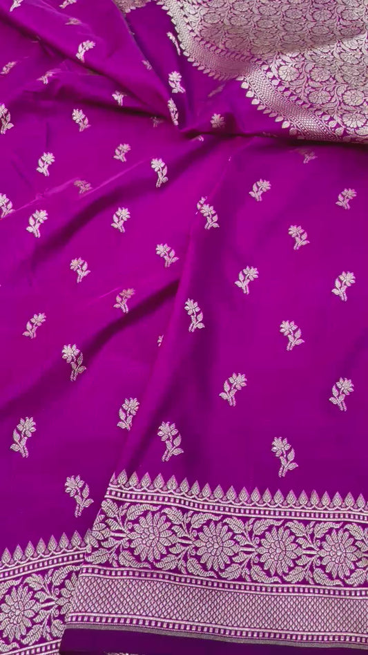 Banarasi mashru handloom Silk code-BSU19